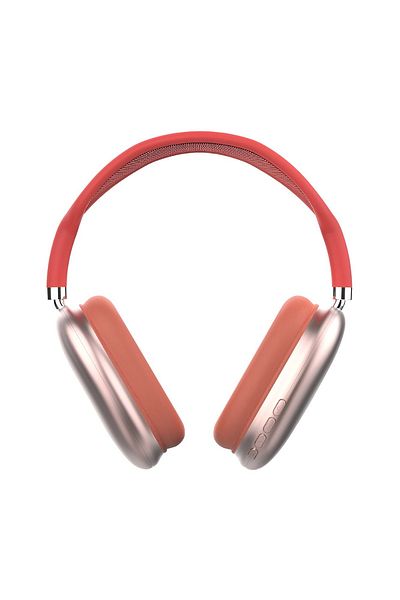 Primo Plus P9 Bluetooth Over-Ear Headphones Red