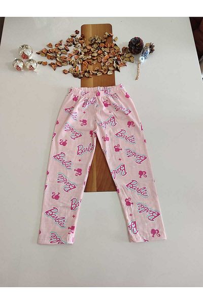 PİJAKİDS Written Buttoned Buttoned Eye Strap 2 Stripes Seasonal Girl's Pjamas Set