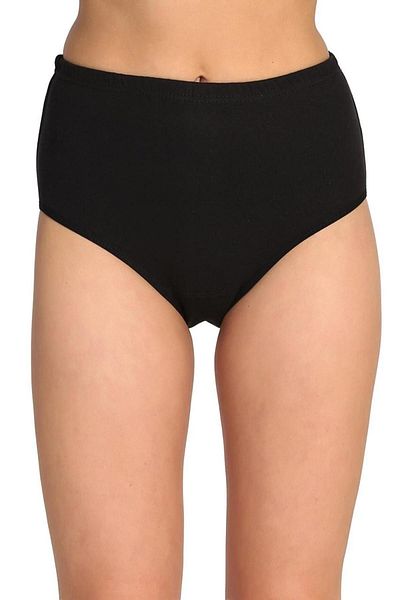 KEYAL Tutku Women's Black 12 Pack Lycra Bato Panties