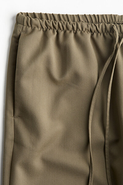H&M Büzgü Bağlı Gabardin Pantolon