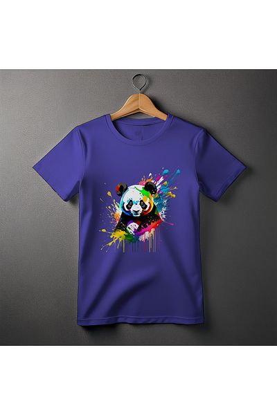 Ozzy Μπλουζάκι Unisex Panda Pattern 1 Digital Printed