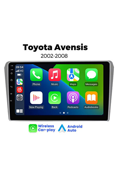 EXVOL TOYOTA AVENSİS 2003-2008 ANDROİD MULTİMEDYA 4GB RAM/64GB CARPLAY 9İNC IPS EKRAN PARK KAMERASI HEDİYE