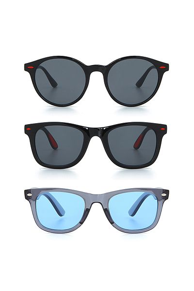 LUPİX Unisex Sunglasses 3-Piece Deal Set