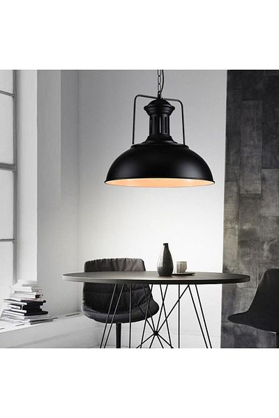A F N LIGHTING Retro Industrial Pendant Light - E27 Wrought Iron Hanging Lamp for Kitchen, Corridor