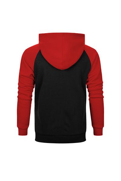 Z zepplin Possessed Revelations of Oblivion Red Color Raglan Sleeve Sweatshirt / Hoodie