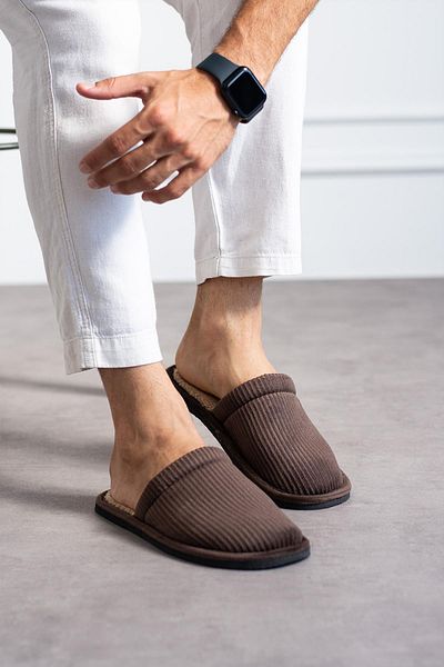 Moda Frato Παντόφλες Modafrato Unisex House - Filt Flat Χειμερινές Παντόφλες