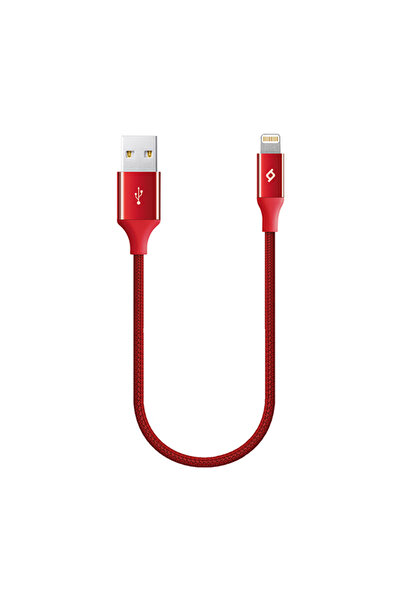 Ttec 2dk28k Alumicable Mini 30cm Iph. Şarj Kablosu Kırmızı