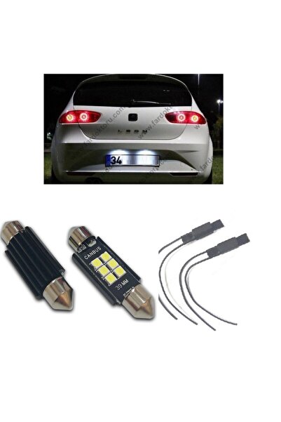 Erlight Seat Leon Mk2 Led Plaka Lambası Ampul Seti 39mm Sofit