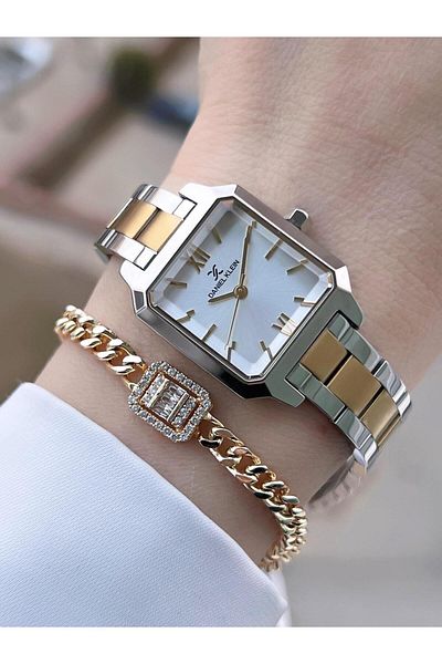 Daniel Klein Steel Band 3 Atm Water Resistant Women's Wrist Watch+Bracelet Bdk.10790.5