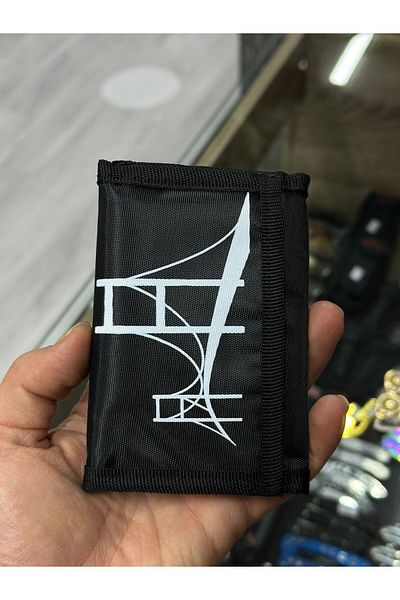 KOMANDO PAZARI Fabric Vertical Wallet with Zipper (Stem Bridge Embroidered)