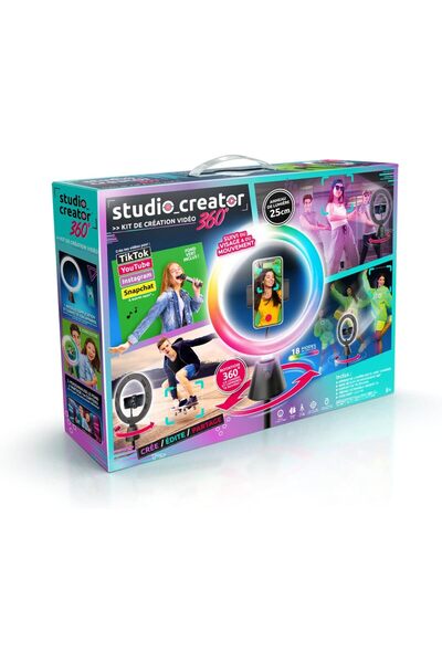Canal Toys مجموعة صانع فيديو الاستوديو الدوارة 360° من Studio Creator INF028