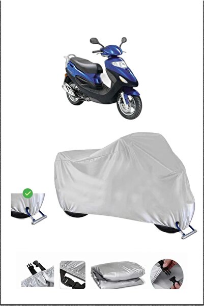 Breen قفل Kymco MOVIEXL125 متوافق مع غطاء دراجة نارية مقاوم للماء ومتين - رمادي