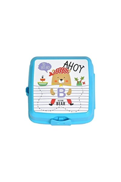 DODOMAR أهوي! صندوق غداء تحت عنوان – أزرق بنمط الدبدوب