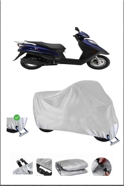 Breen Haojue Hj125St Lock Compatible Waterproof Durable Motorcycle Canvas-Gray