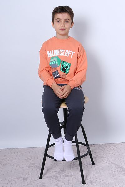 HÇM Boy's Tracksuit Set - Character Printed and Ribbed F2