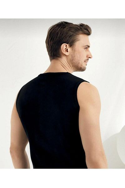 Şahinler *****Shawks, 6 Pack Men Rib Bike Neck Sleeveless Athlete Undershirt