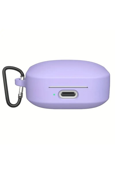 NANOSPACE Xiaomi Redmi Buds 6 Active İle Uyumlu Silikon Renkli Kancalı Kılıf