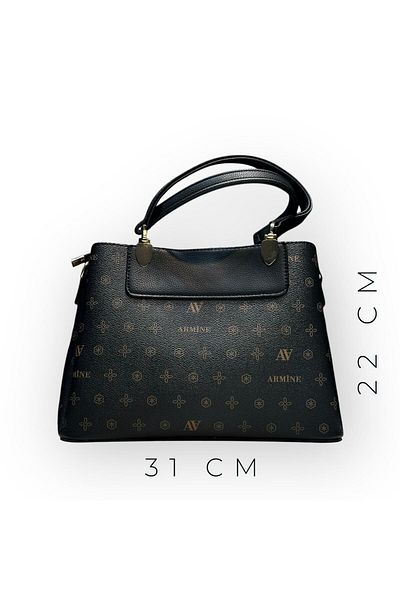 Armine Hand and Arm Bag Shoulder Bag with Card Holder and Bracelet Gift Vs.Blkt.0138