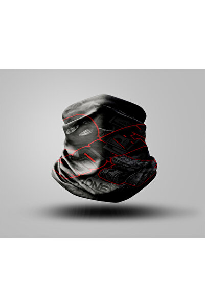 Buffalo Yazı Tasarımlı Motorcu Buff Maske Outdoor Boyunluk Unisex Bandana