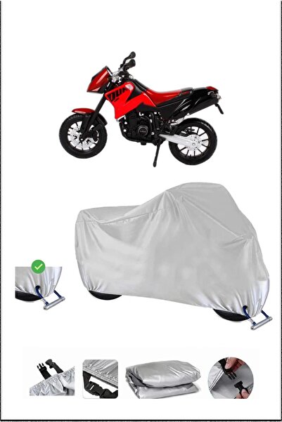 Breen قفل KTM 640DUKEII متوافق مع غطاء دراجة نارية متين مقاوم للماء - رمادي