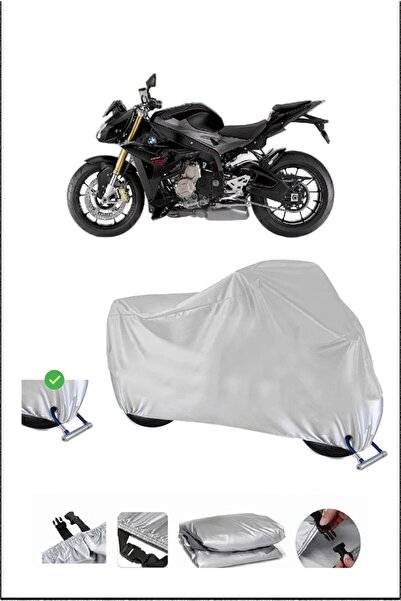 Breen Bmw S1000R Lock Compatible Waterproof Durable Motorcycle Canvas-Gray