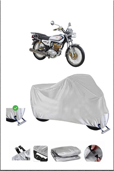 Breen قفل Kuba CHEETAH180RGOLD متوافق مع دراجة نارية مقاومة للماء ومتينة - رمادي