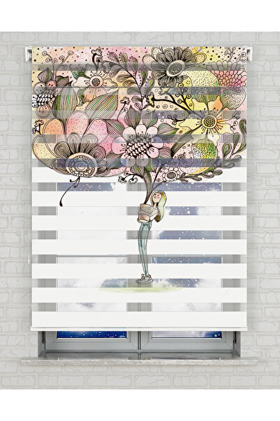 AD Home Παγκόσμια Ημέρα της Γυναίκας Τυπωμένη κουρτίνα ζέβρας - Νύχτα και ημέ...