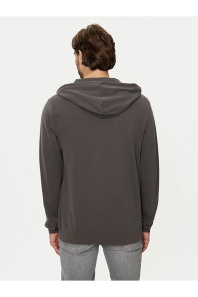 Tommy Hilfiger Men's Brand Logo Long Sleeve Casual Gray Sweatshirt Um0Um03347-Pty