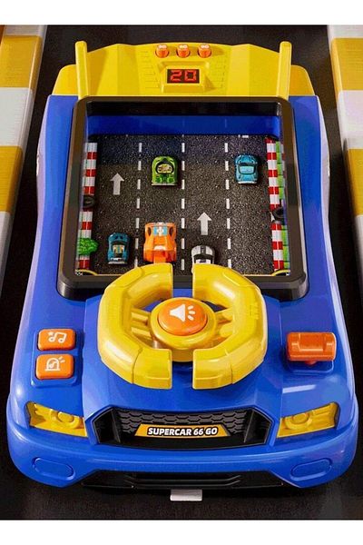 BabyCara Steering Wheel Toy Car Interactive Driving Kids Gift Educational Learning Musical Sounding with Time