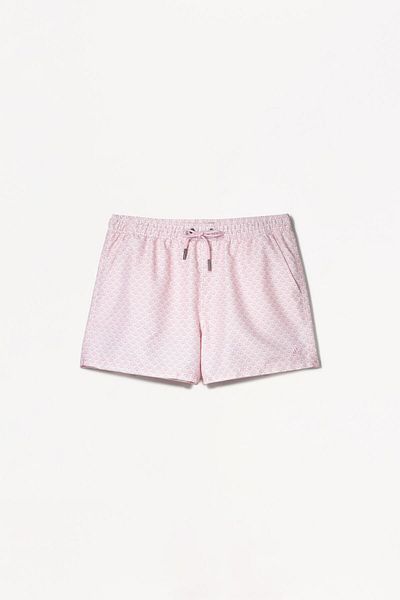 Bershka Regular fit printed swimming trunks