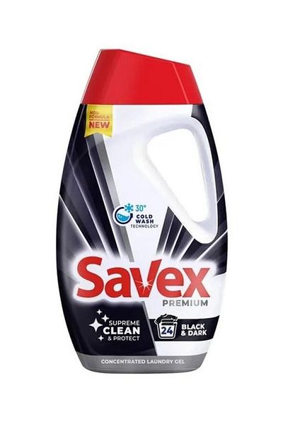 SAVEX SAVEX ΥΓΡΟ ΑΠΟΡΡΥΠΑΝΤΙΚΟ PREMIUM ΜΑΥΡΟ & ΣΚΟΥΡΟ, 1.08L