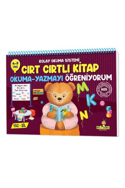 yükselen zeka Kolay Okuma Sistemi Cırt Cırtlı Kitap Okuma-Yazmayı Öğreniyorum