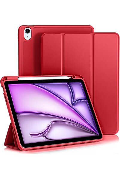 TEKNETSTORE Apple İPad Air 11 inç M2 2024 Uyumlu Kılıf Pen Slot Charging Case...