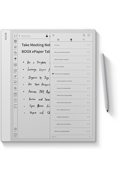 onyx boox Note Max E-Kitap Okuyucu + Orijinal Kılıf