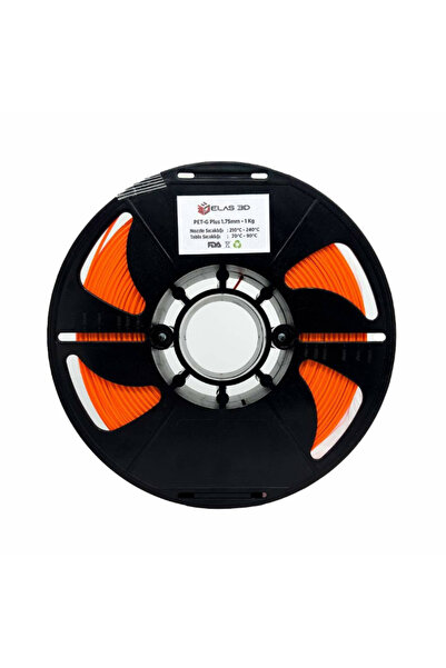 ELAS3D Elas PETG Plus Filament Turuncu 1.75mm 1Kg