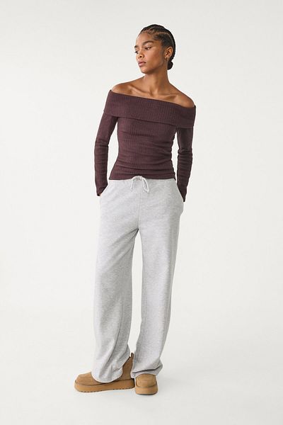 Stradivarius Off-the-shoulder T-shirt