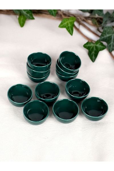 Viyalente 6-Piece Ceramic Bowl Presenter & Snack Bowl 7 cm