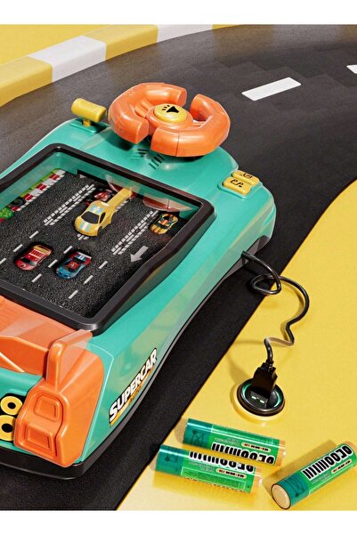 BabyCara Steering Wheel Toy Car Interactive Driving Kids Gift Educational Learning Musical Sounding with Time