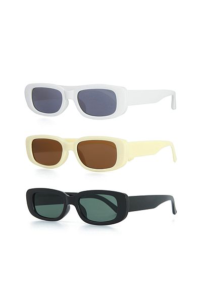 LUPİX Unisex Set of 3 Sun Glasses