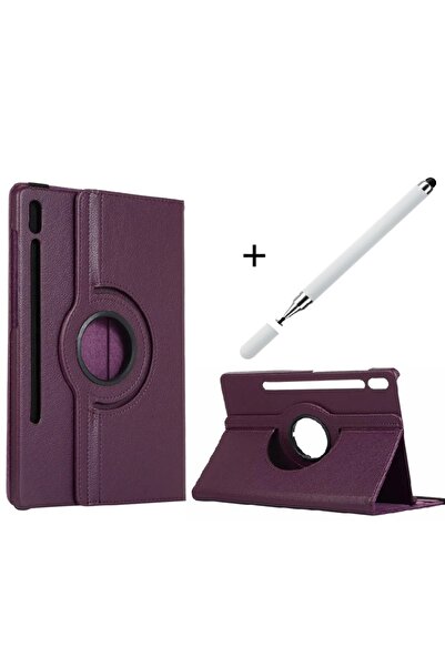 MMP SHOP Samsung Galaxy Tab S10 Plus Uyumlu 360° Dönerli Uyku Modlu Standlı 2...