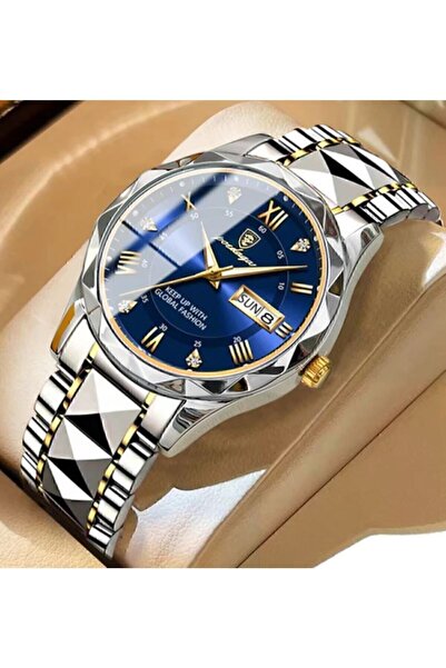 POEDAGAR ساعة يد رجالية ساعة إيدام كوزمتكس