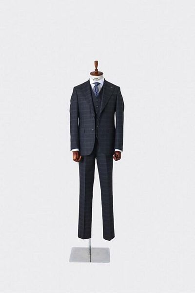 Kadir Büyükkaya Men's Suit - Modern Fit, Slim Fit Stylish and Comfortable with Vest - Kaw1007S