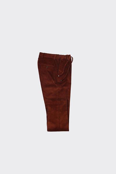Kadir Büyükkaya Men's Jogger Trousers - Velvet Fabric, Model Kaw2510W