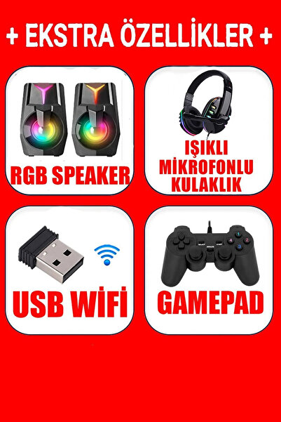 Dmc N130x (PUBG,GTA 5) I5 3470,16gb Ram,512gb Ssd,8gb Rx580,23'8 165hz Masaüstü Oyuncu Bilgisayarı