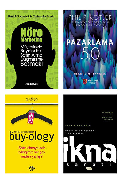 Optimist Yayınları Nöro Marketing Pazarlama 5.0 Philip Kotler Buyology Martin Lindstrom Ikna Sanatı Satış