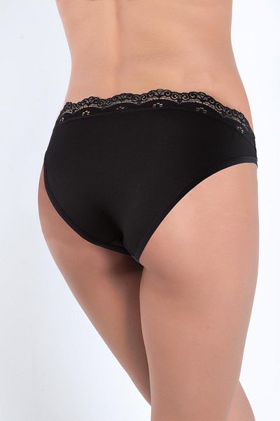Miorre Comfortable Fit - Women's Combed Cotton Panties with Lace Belt