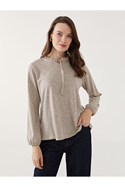 LC Waikiki Özmarka New Season Tie Neck Women's Blouse