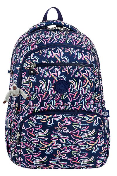 POLO BAG Rucsac de liceu și gimnaziu cu model de lux, ghiozdan cu model, cadou breloc cu maimuță Just Polo