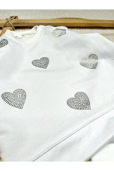 Murat Baby Girl's Heart and Stone Cotton Seasonal Set