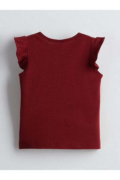 LC Waikiki LCW ECO Crew Neck Printed Girl's T-Shirt